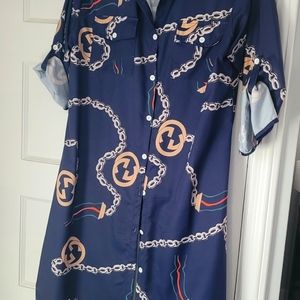 Gucci style maxi dress